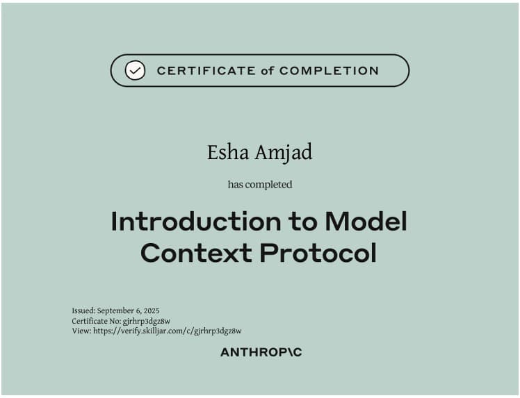 PIAIC Certificate 4